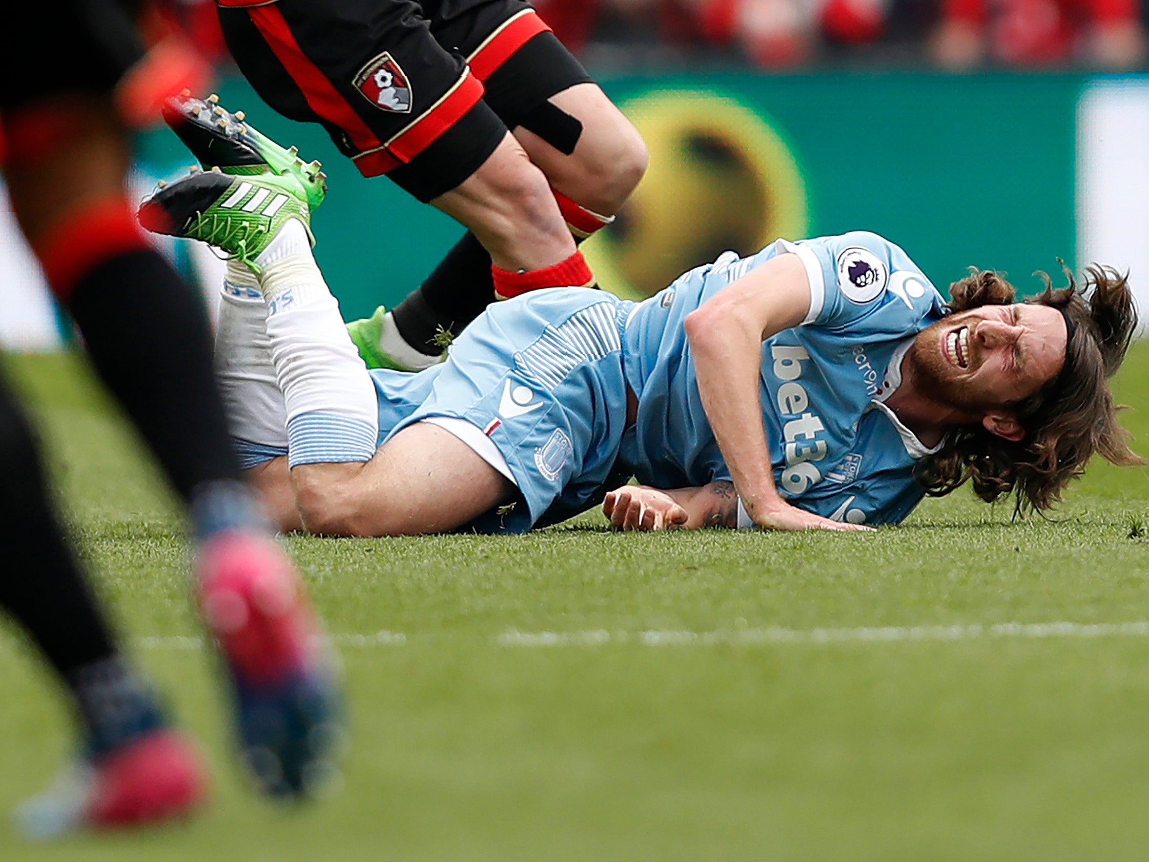 Allen was lucky to walk away from Harry Arter's horror challenge