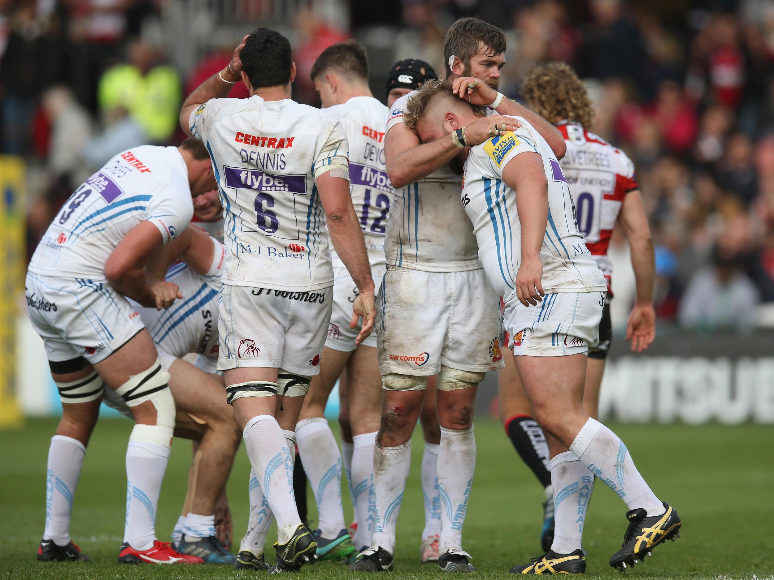 Exeter missed out on top spot after Wasps' win