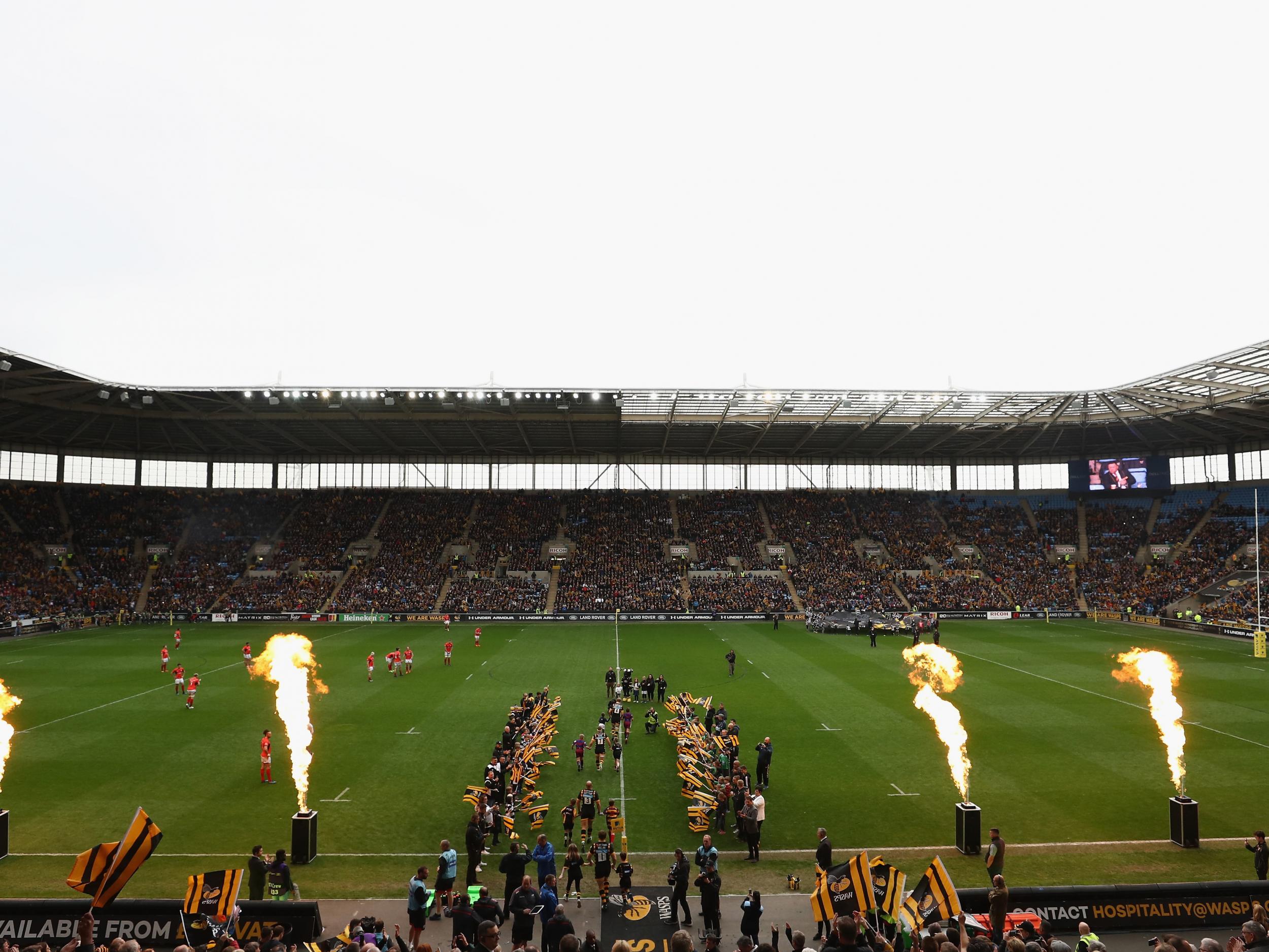 There was an electric atmosphere at The Ricoh Arena for the Premiership showdown