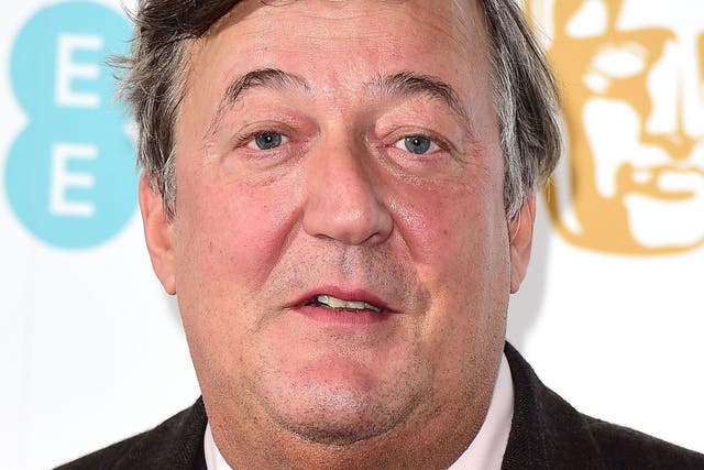 File photo dated 08/01/16 of Stephen Fry, as police have said they will not comment on a complaint of blasphemy reportedly made against him. PRESS ASSOCIATION Photo. Issue date: Saturday May 6, 2017. A member of the public contacted police after the comedian spoke about God during an interview with Irish broadcaster RTE in February 2015, the Irish Independent reported