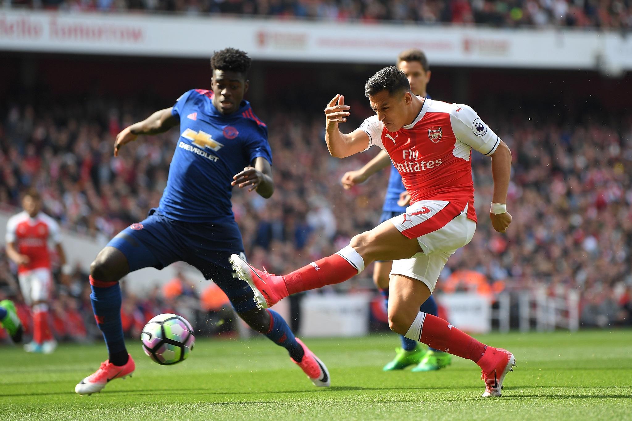 Sanchez was well covered by Tuanzebe on his Premier League debut