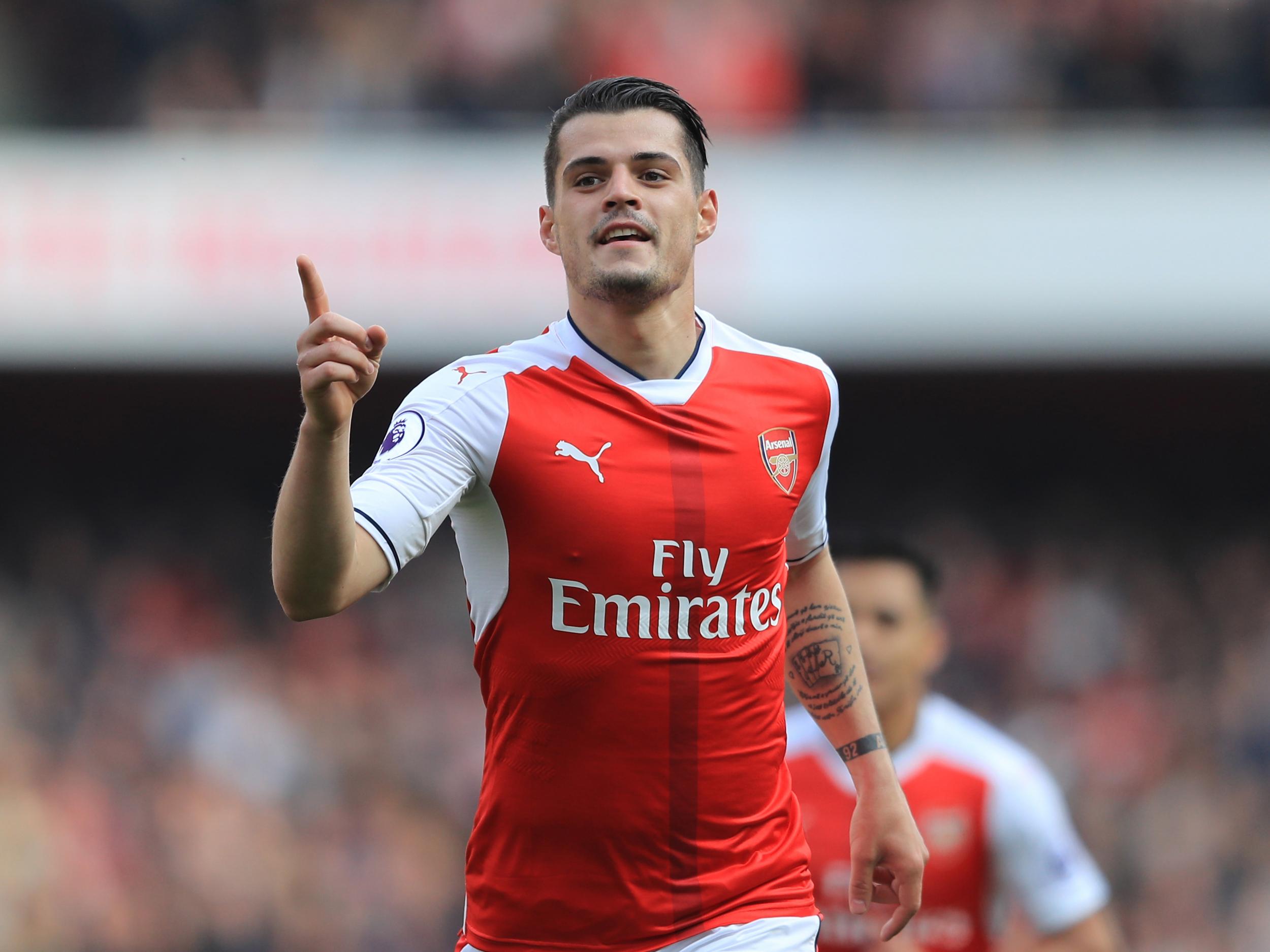 Granit Xhaka still believes Arsenal can finish in the top four