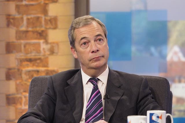 Nigel Farage had earlier suggested that Emmanuel Macron will be the EU's 'puppet'