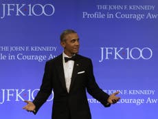 Barack Obama urges Americans to 'stand up to hate'