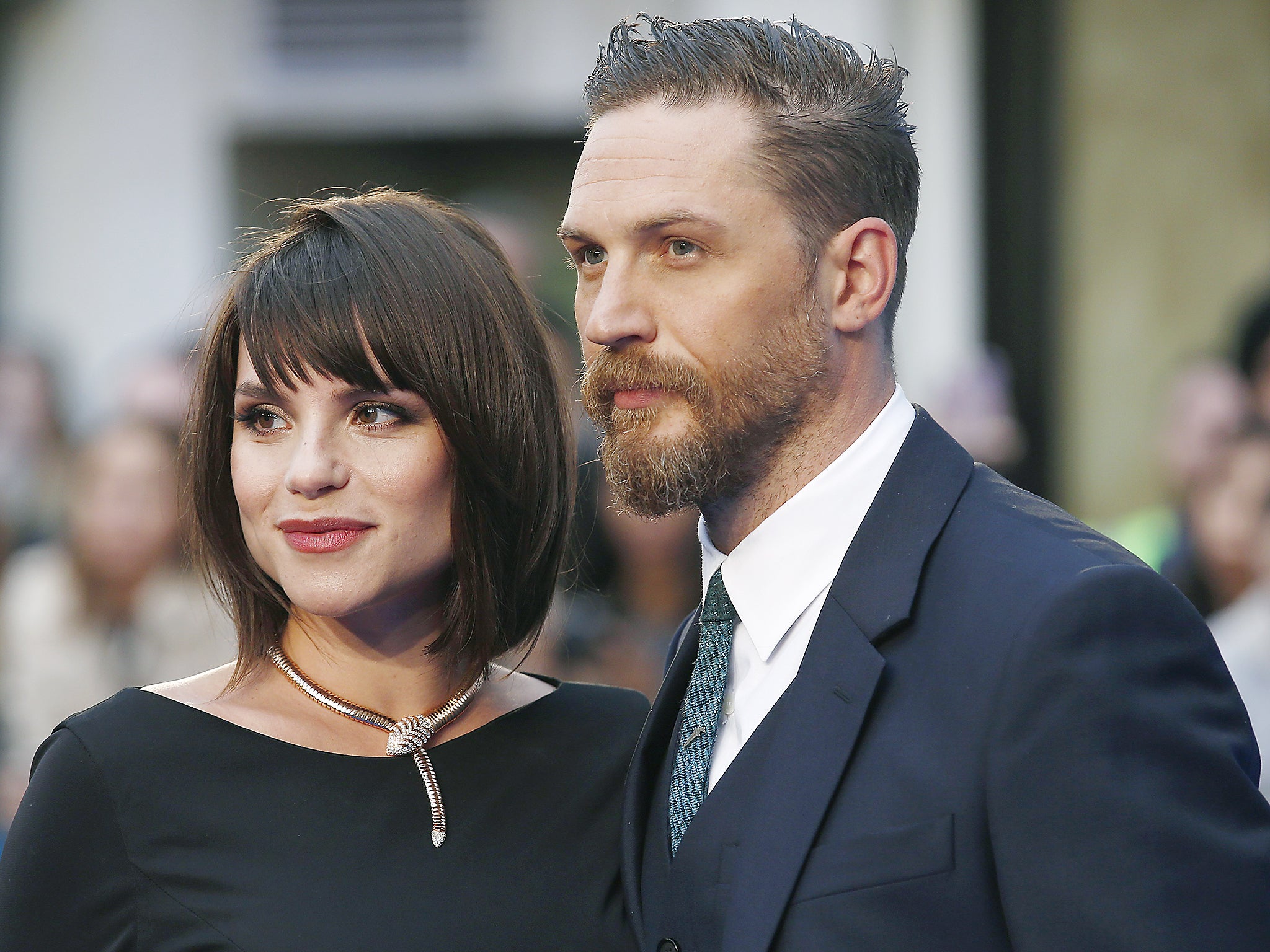 Tom Hardy and his wife Charlotte Riley (Getty)