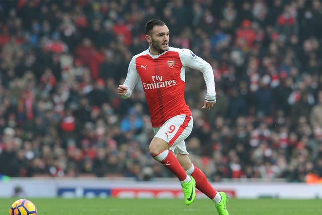 Lucas Perez is now looking for a move away from the Emirates