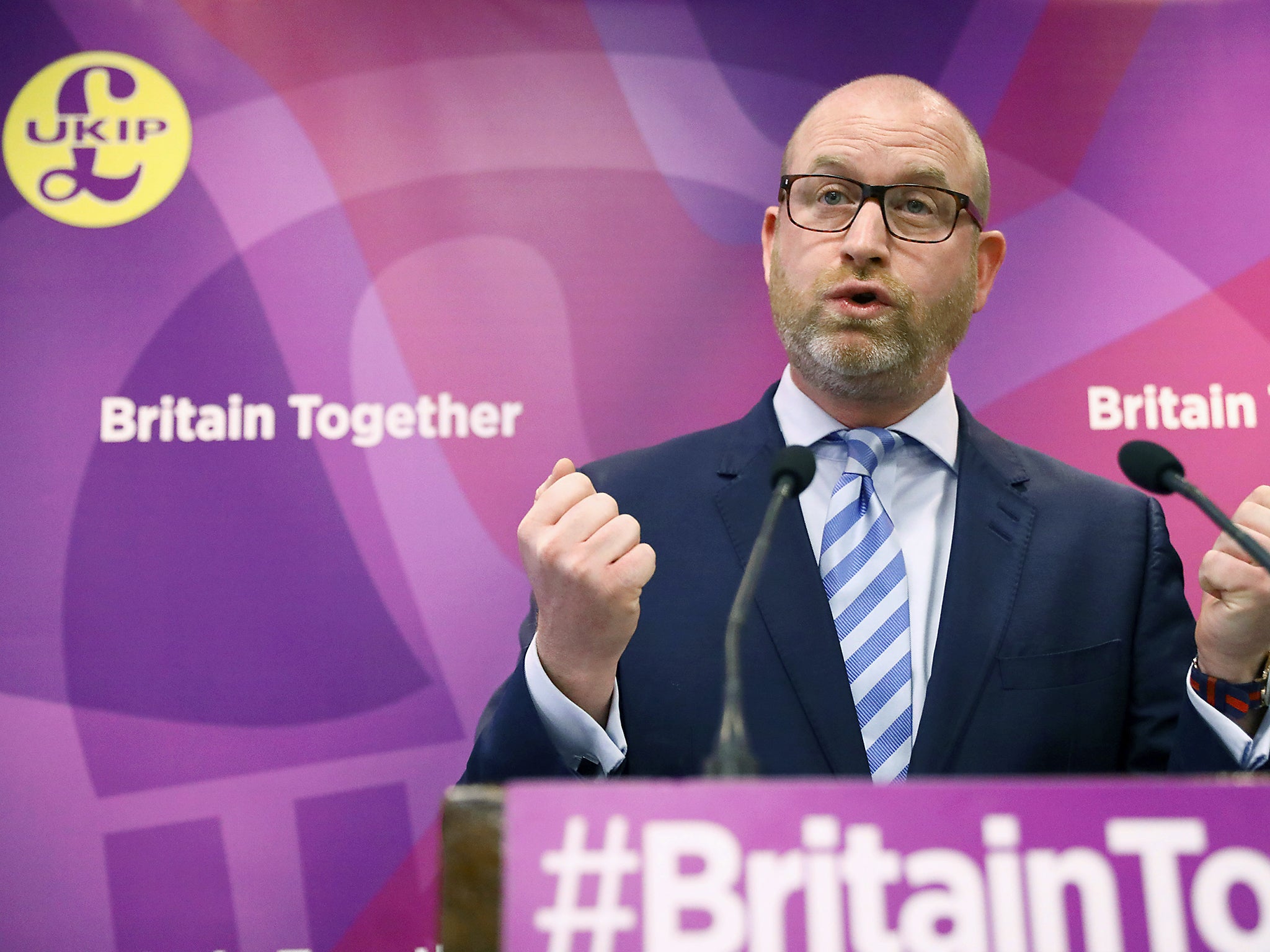 Paul Nuttall's party will not stand candidates in seats where a pro-Brexit MP is sitting or where a pro-Brexit Tory candidate has a realistic chance of winning