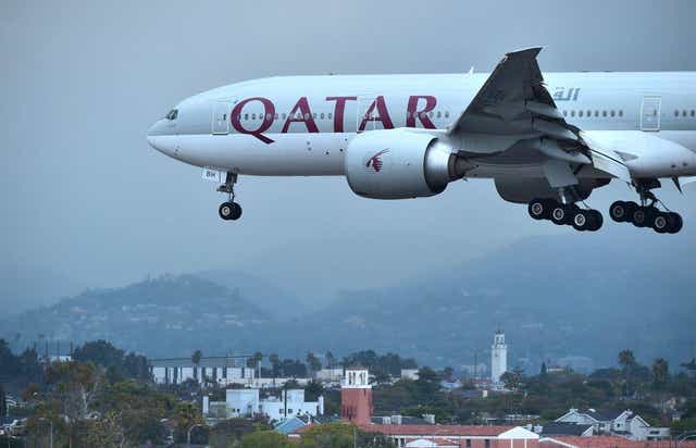 The incident took place on a Qatar Airways flight
