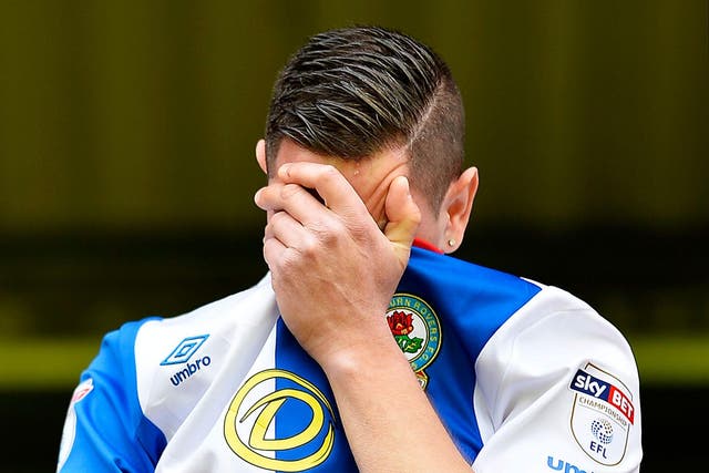 Blackburn were relegated to the third tier for the first time since 1980 on Sunday