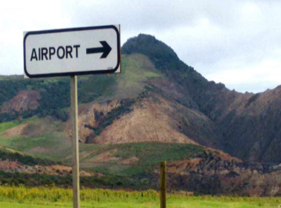 Departing soon? Sign to St Helena airport