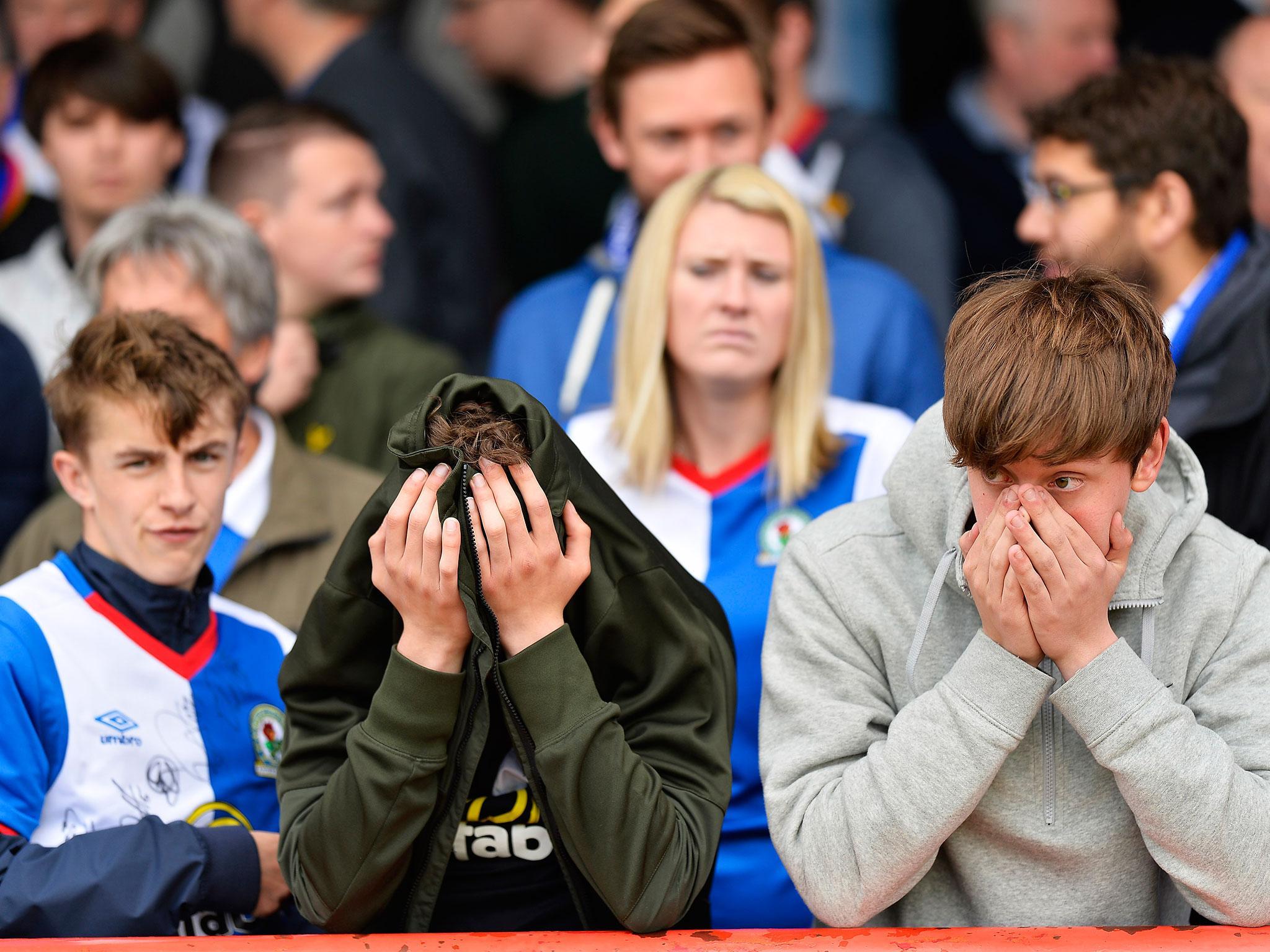 Blackburn Rovers are staring into the abyss after relegation to League One