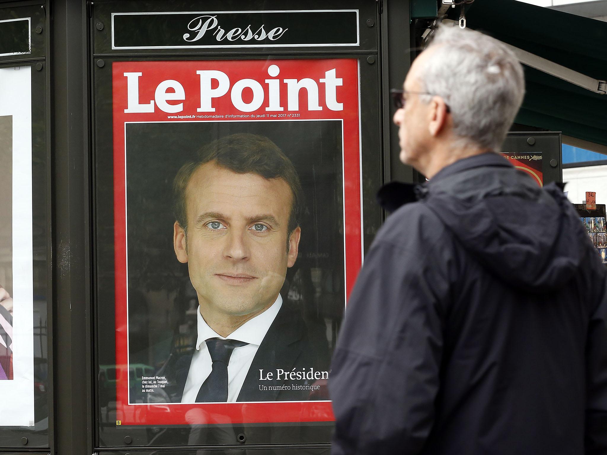 Emmanuel Macron won 66.1 per cent of the vote