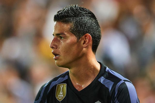James Rodriguez has been linked with a move away from Real this season