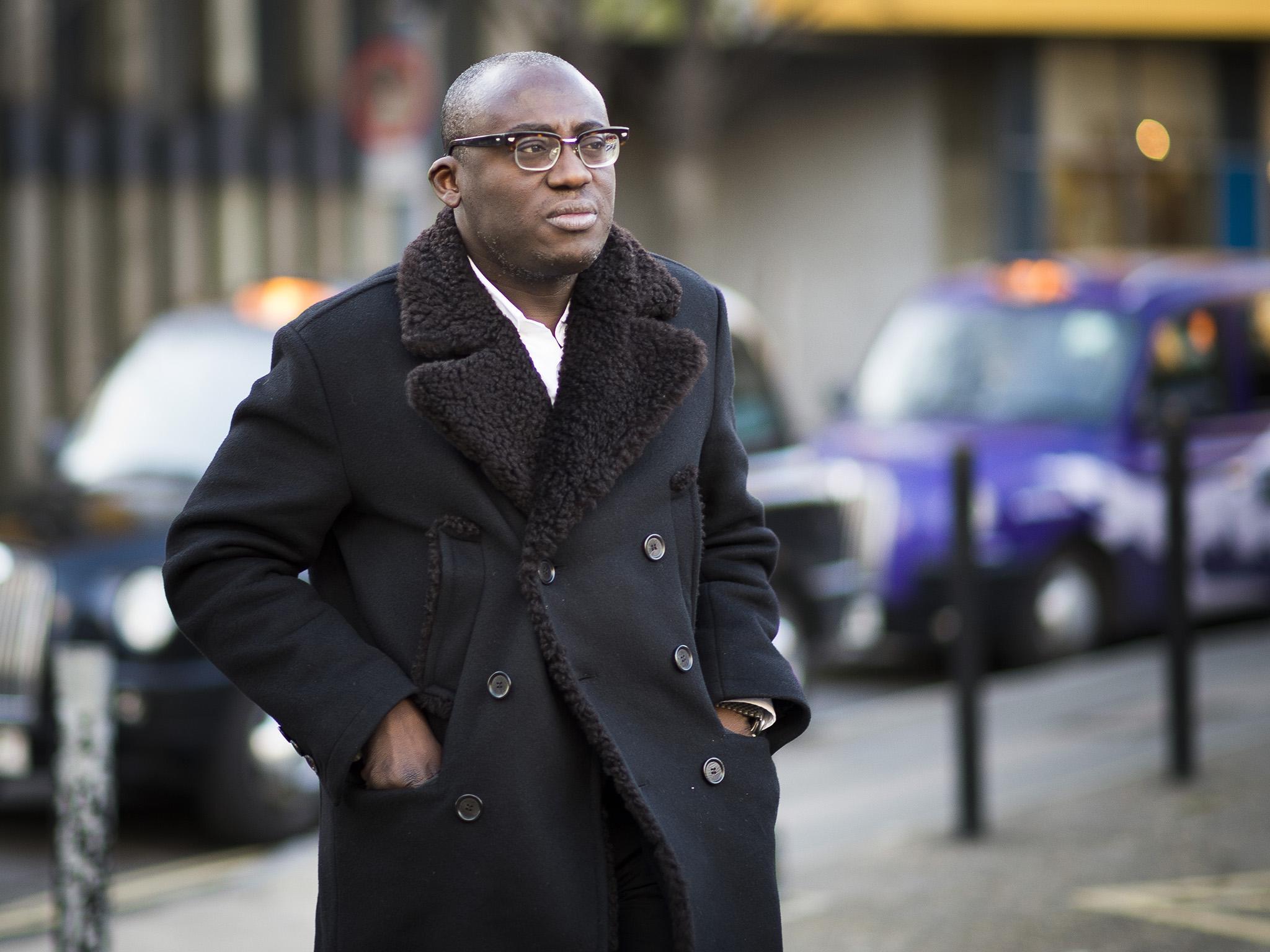 Edward Enninful during London Fashion Week in 2015