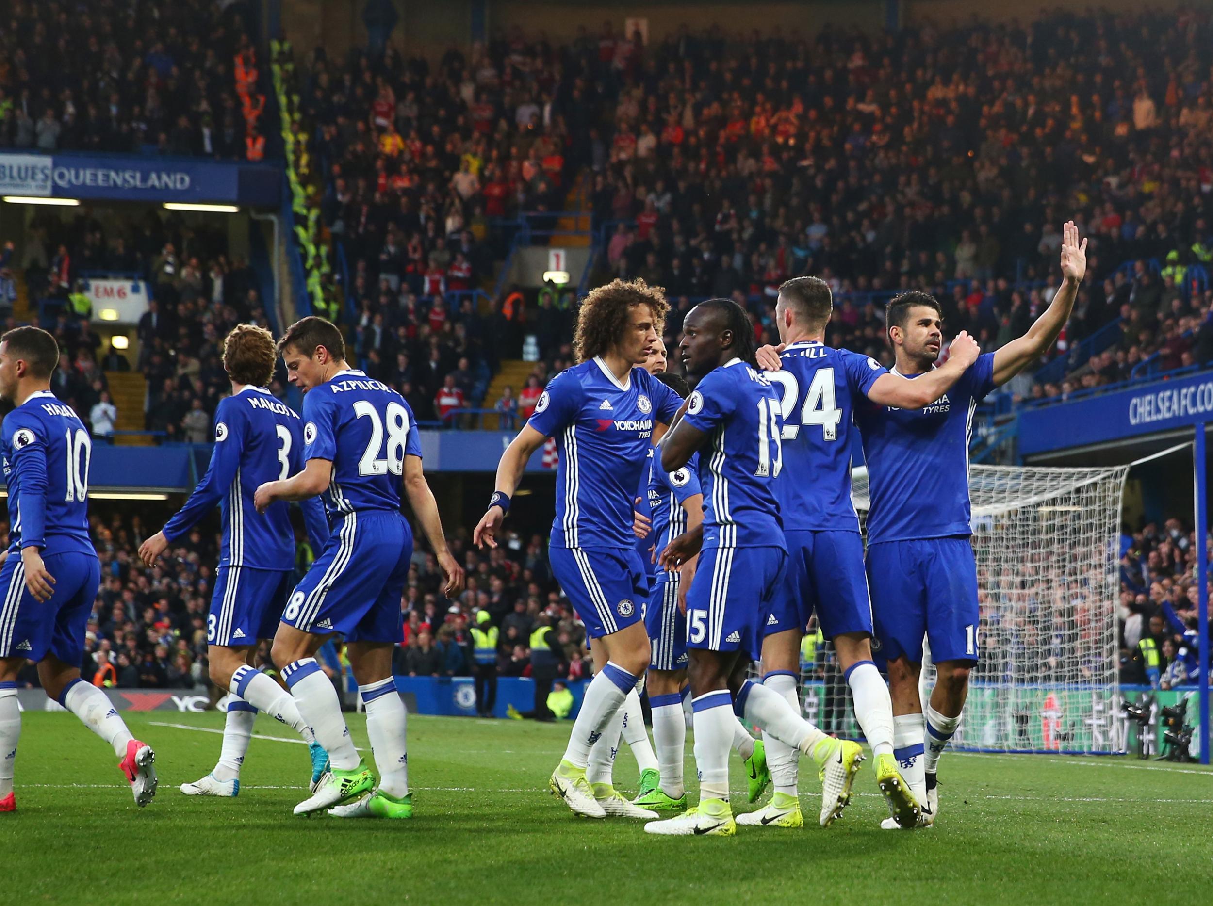 We run the rule over the two teams.