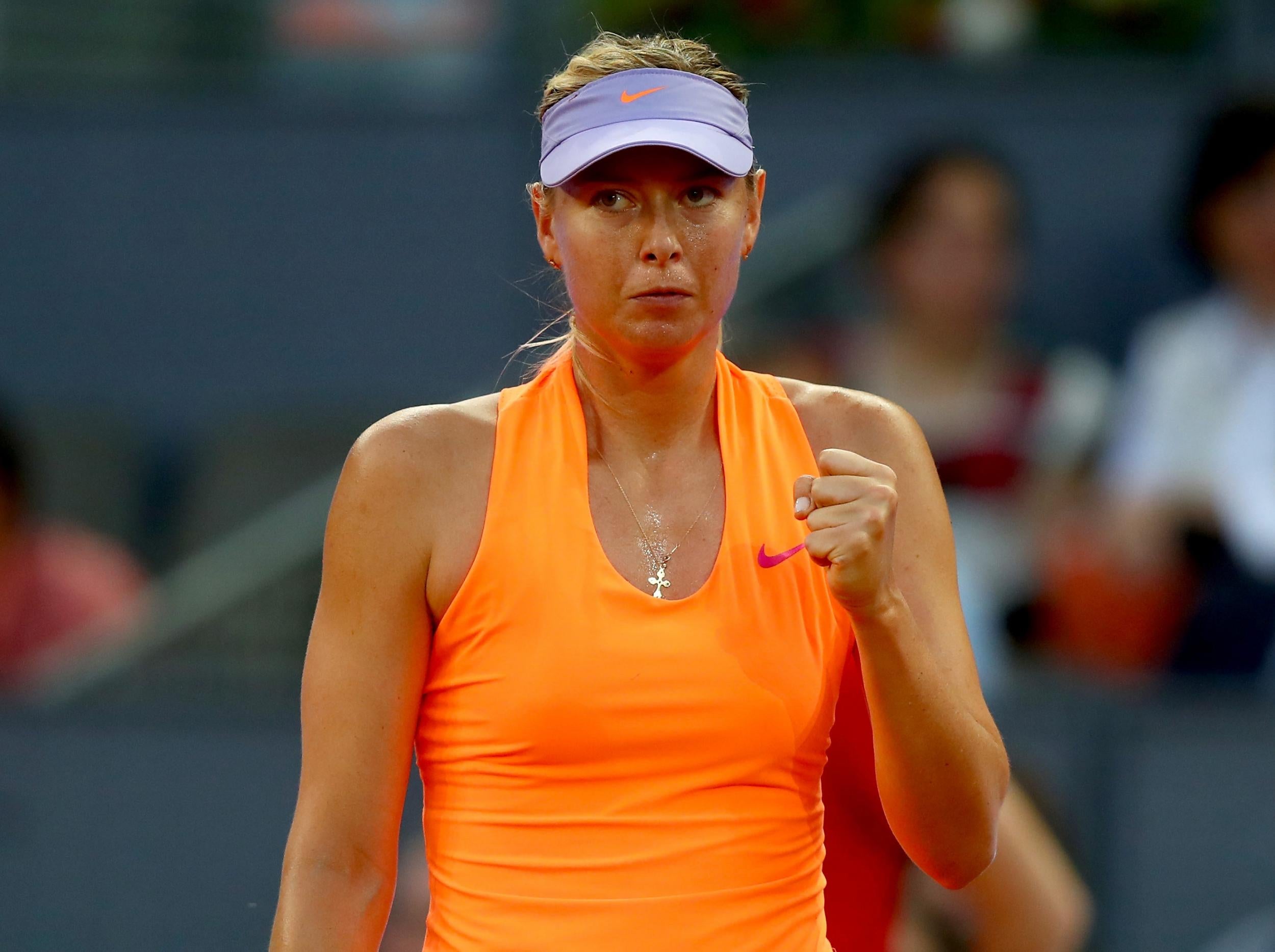 Sharapova's form has impressed since her return from a doping ban