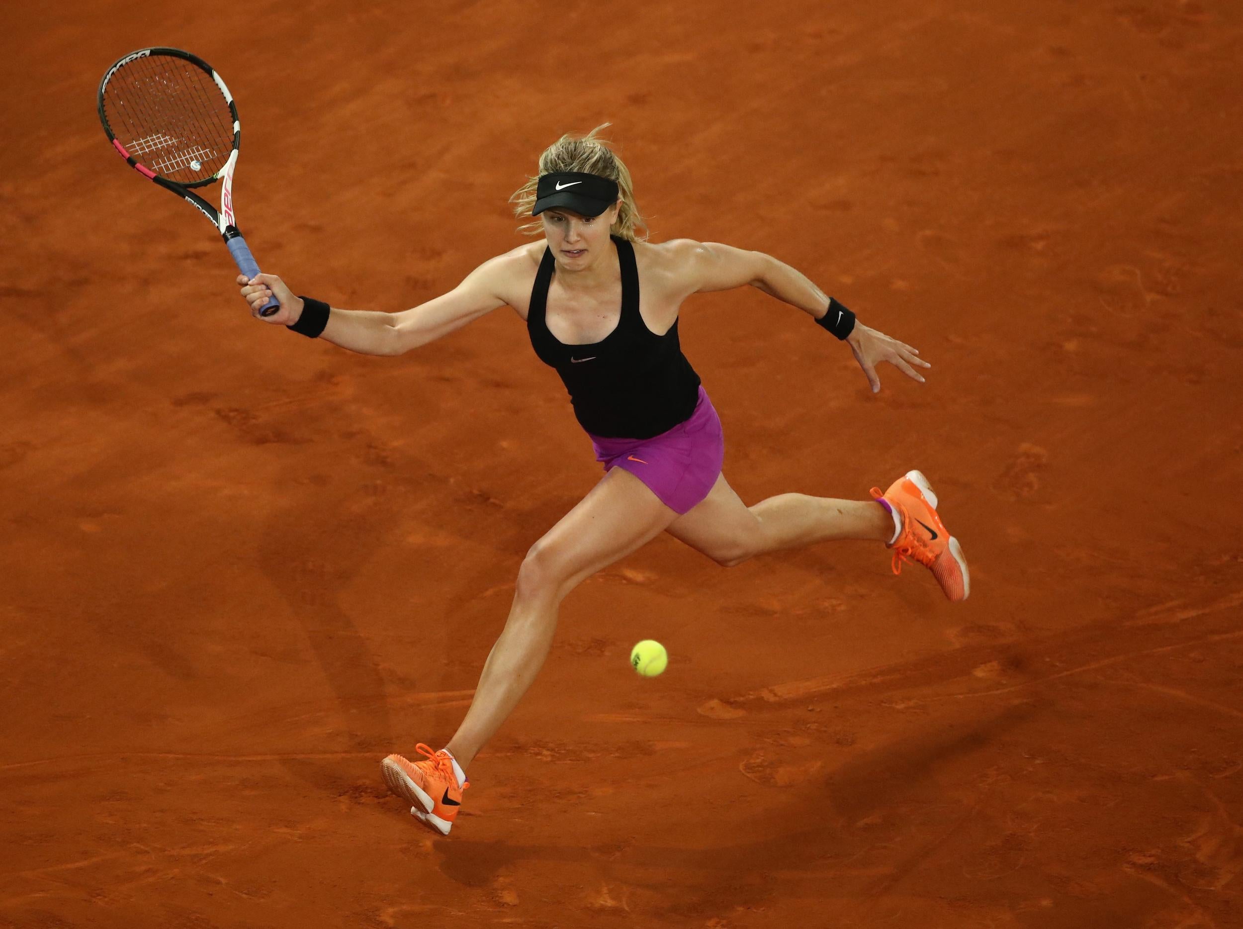 Bouchard significantly raised her level against Sharapova