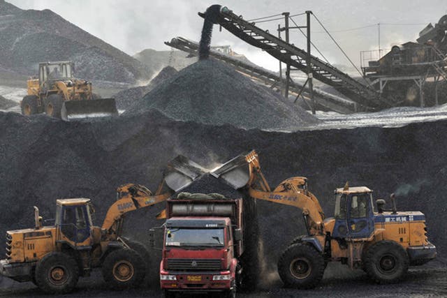 Haizhou mine, Liaoning province. Only Russia and the US have greater coal reserves than China