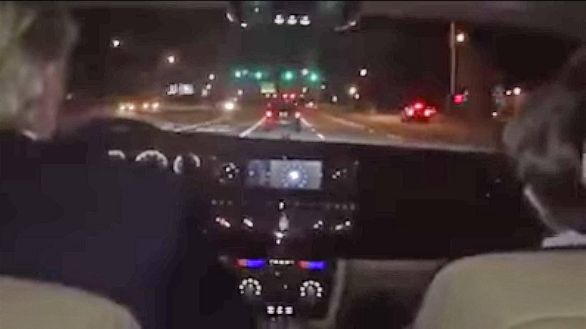Donald Trump driving a Rolls-Royce in silence while ...
