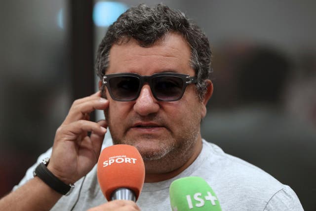 Mino Raiola took three of his clients to Old Trafford last summer