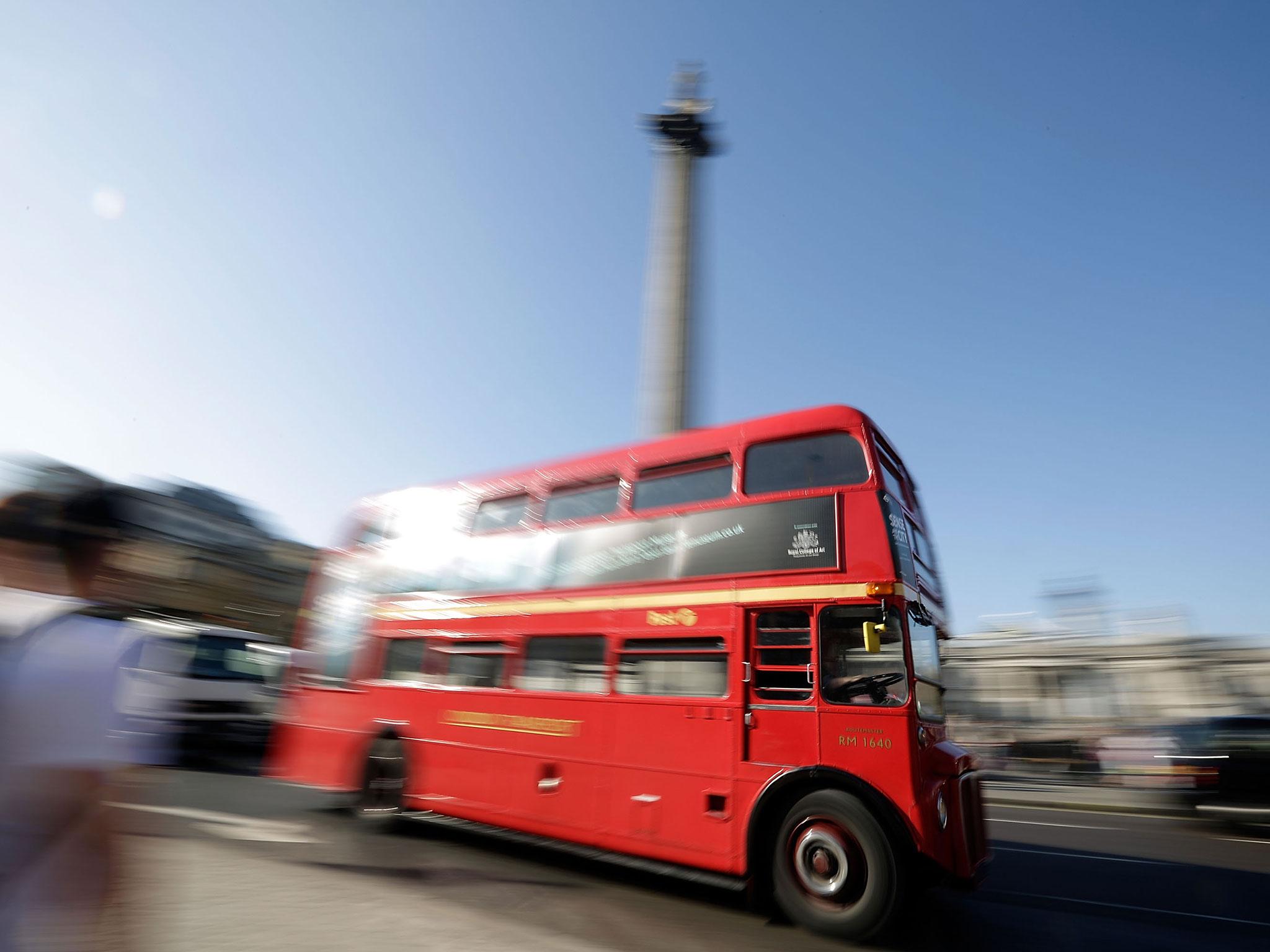 Violence broke out on a bus in East London