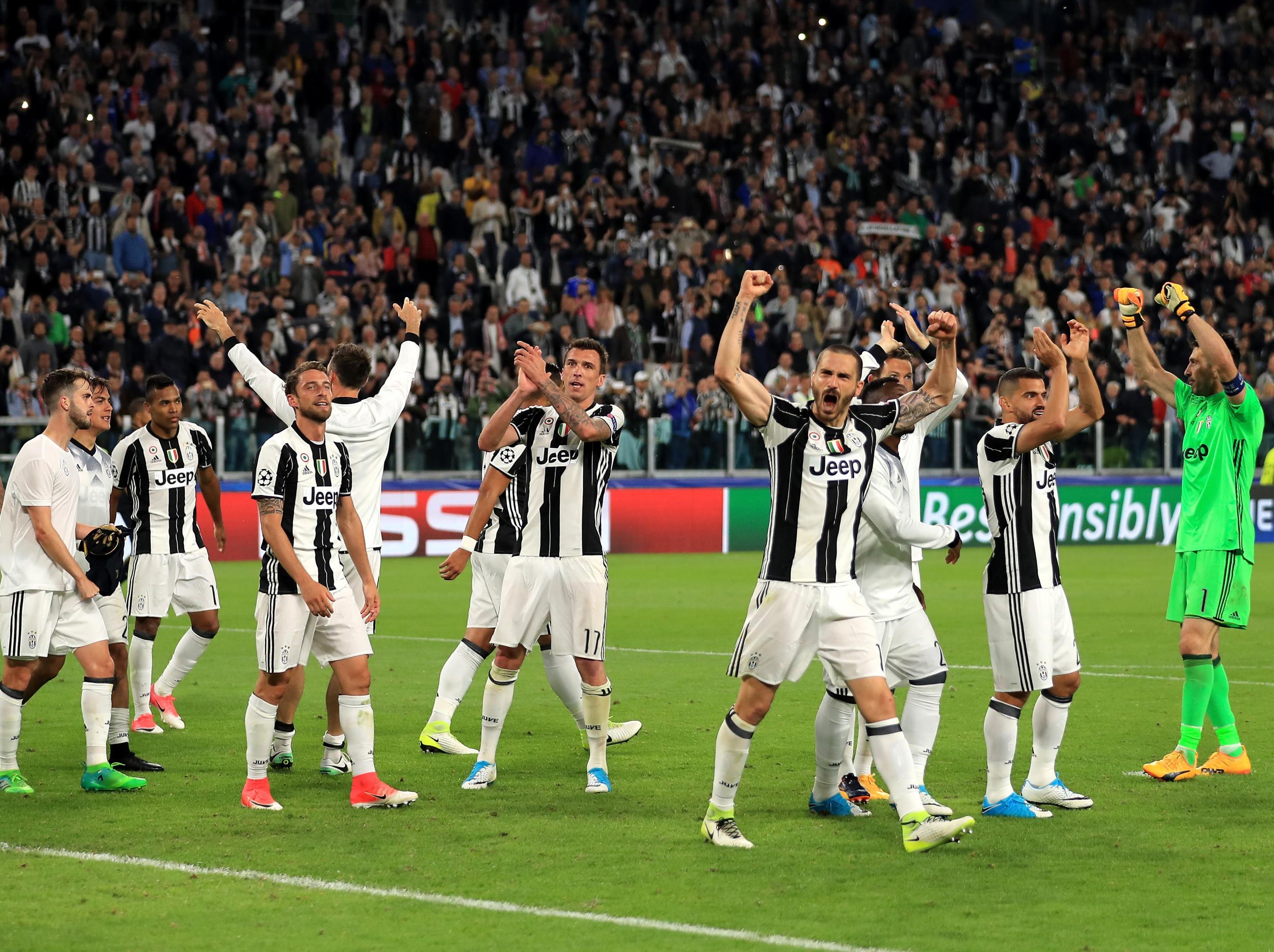 Juventus were on top throughout this semi-final tie