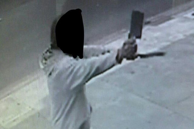 A man brandishing a knife and a meat cleaver attempted to attack two kosher delis