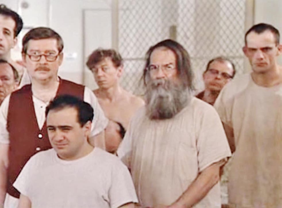 Danny DeVito (front left) and Christopher Lloyd (far right) in ‘One Flew Over the Cuckoo’s Nest’