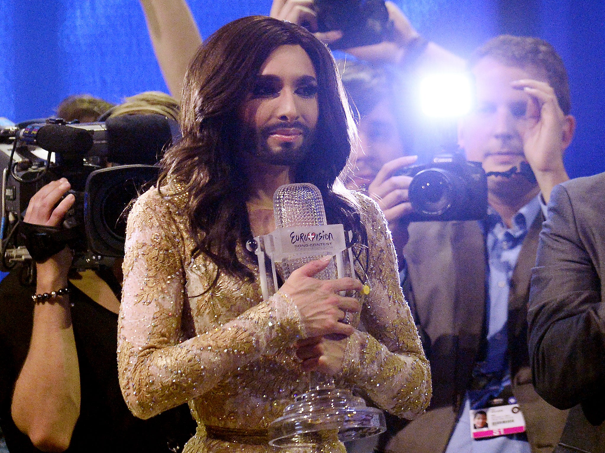 <p>Conchita Wurst was the winner of Eurovision 2014</p>