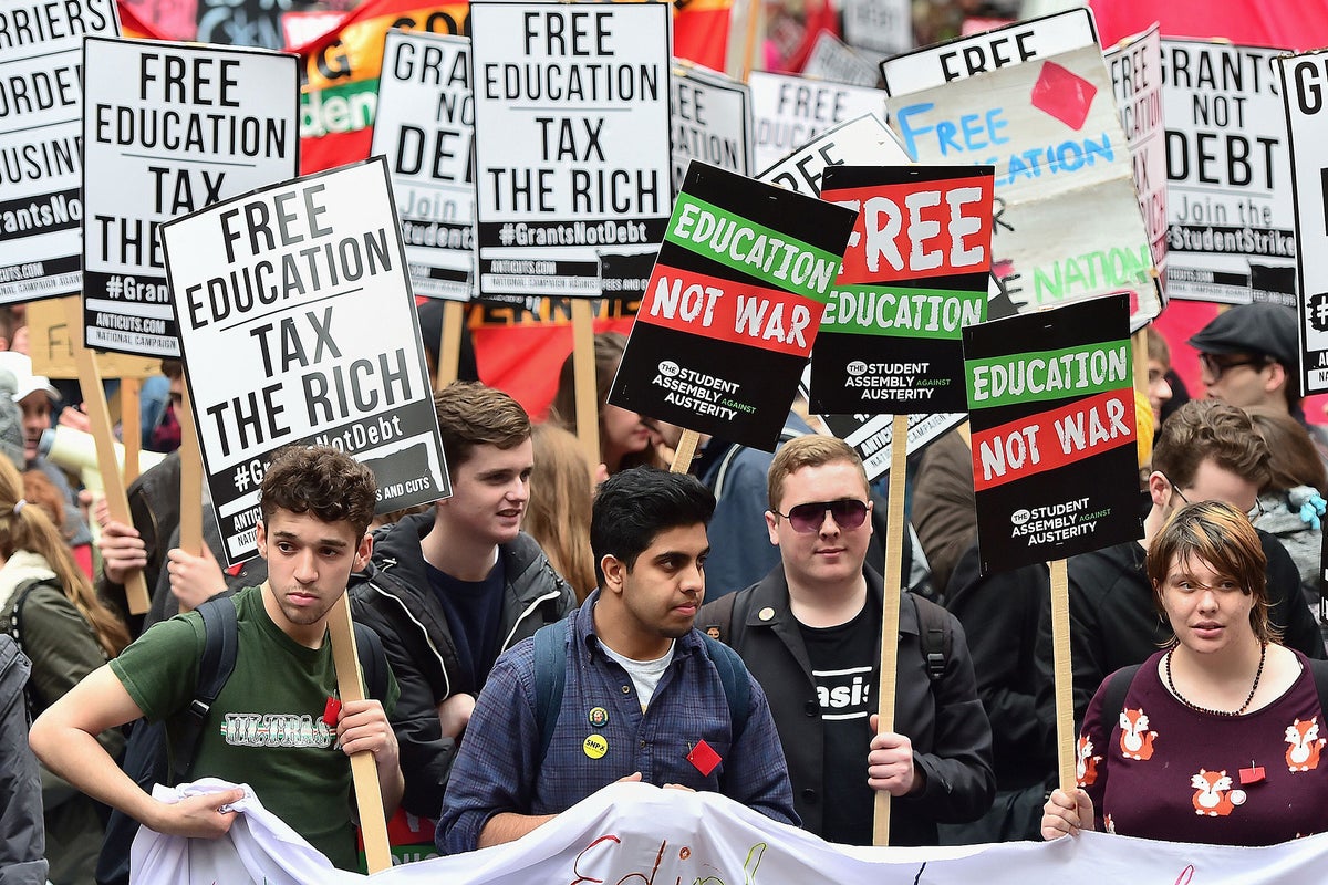 Theresa May under pressure to cut cost of university as public rejects ...