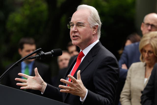 Tom Price, the US Health and Human Services Secretary, believes abstinence is more effective than contraception at stopping teenage pregnancies 