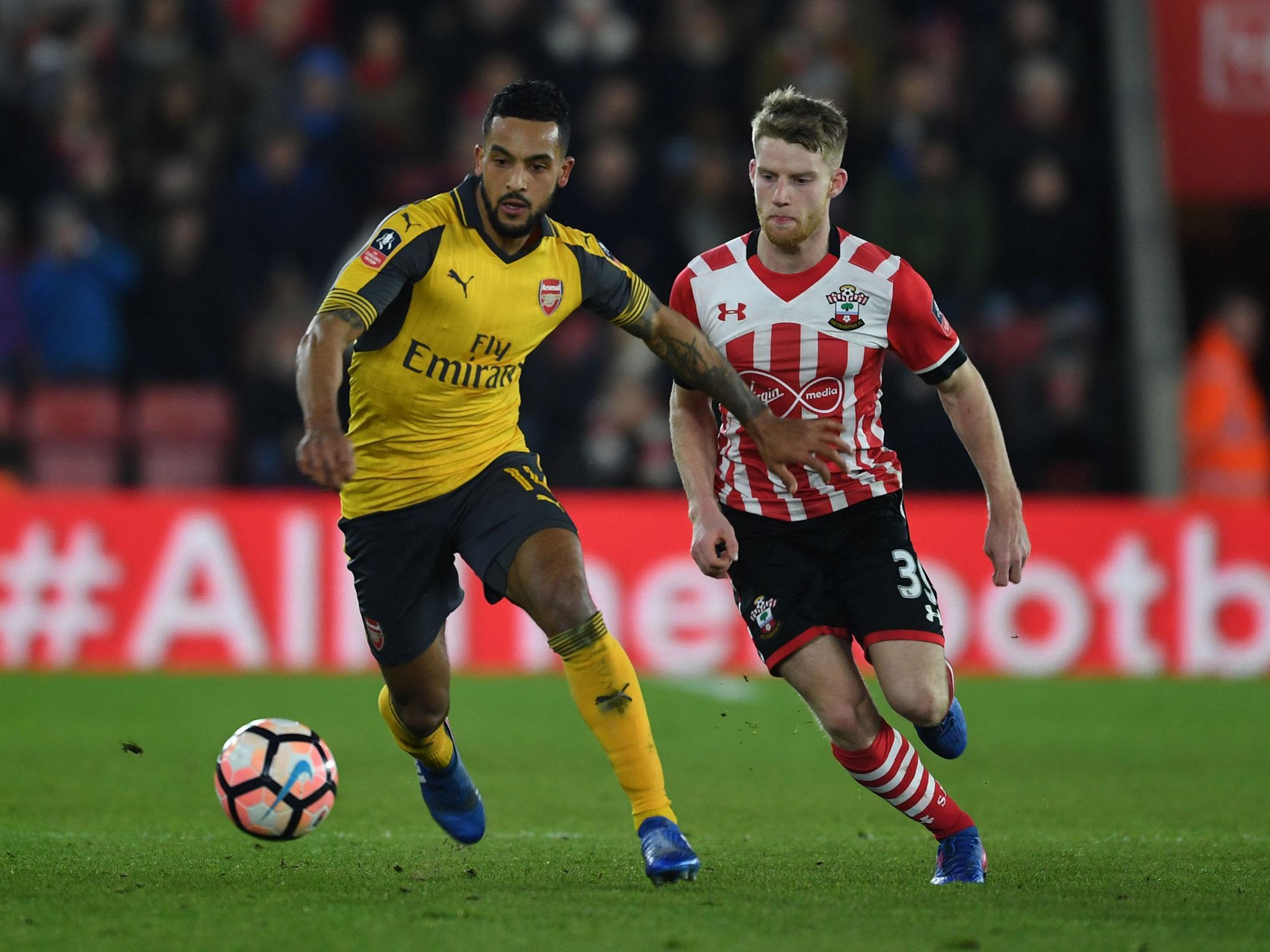 Arsenal face Southampton at St Mary's on Wednesday evening