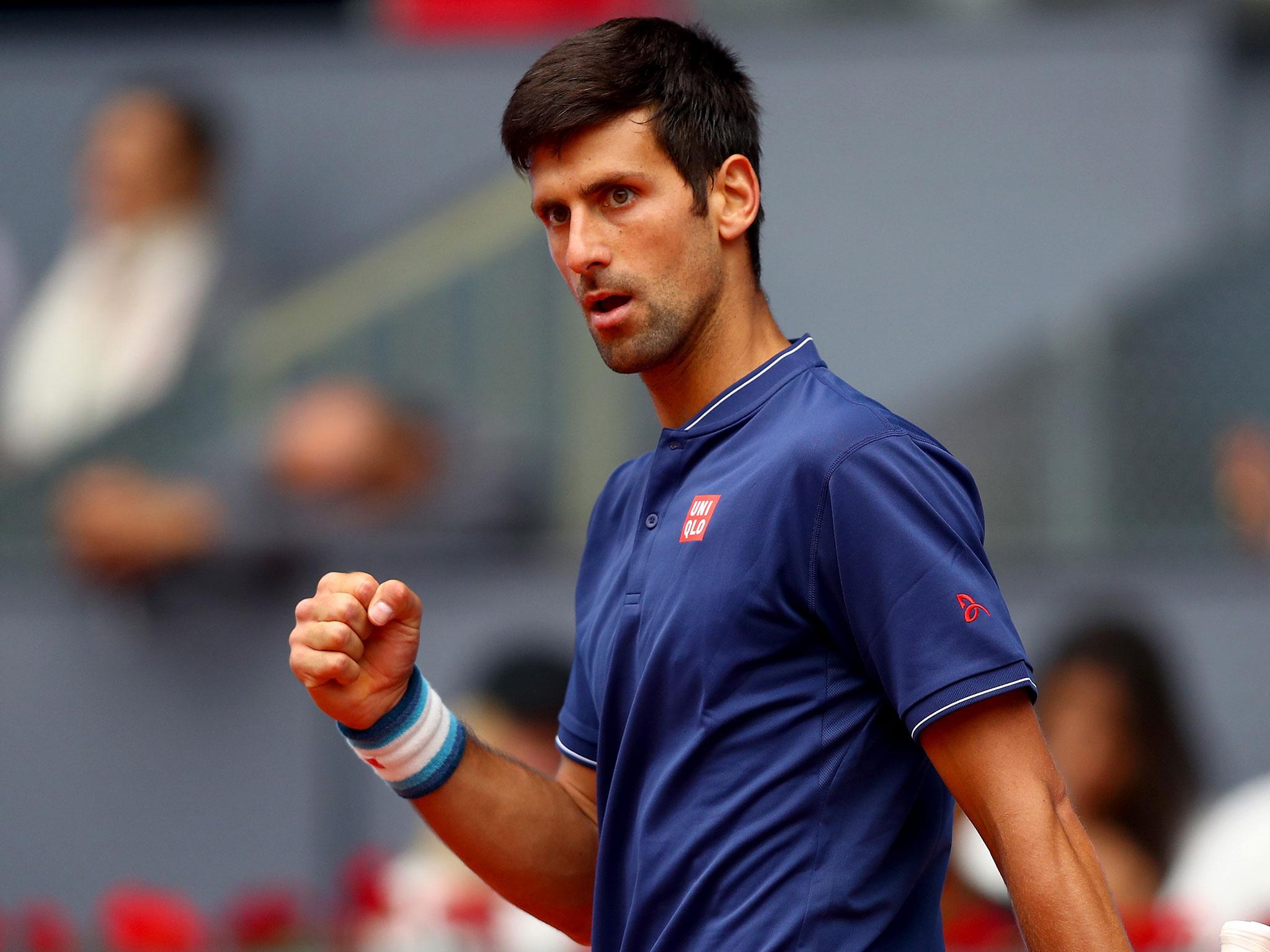 Novak Djokovic was taken to the edge by his opponent