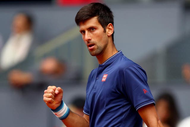 Novak Djokovic was taken to the edge by his opponent