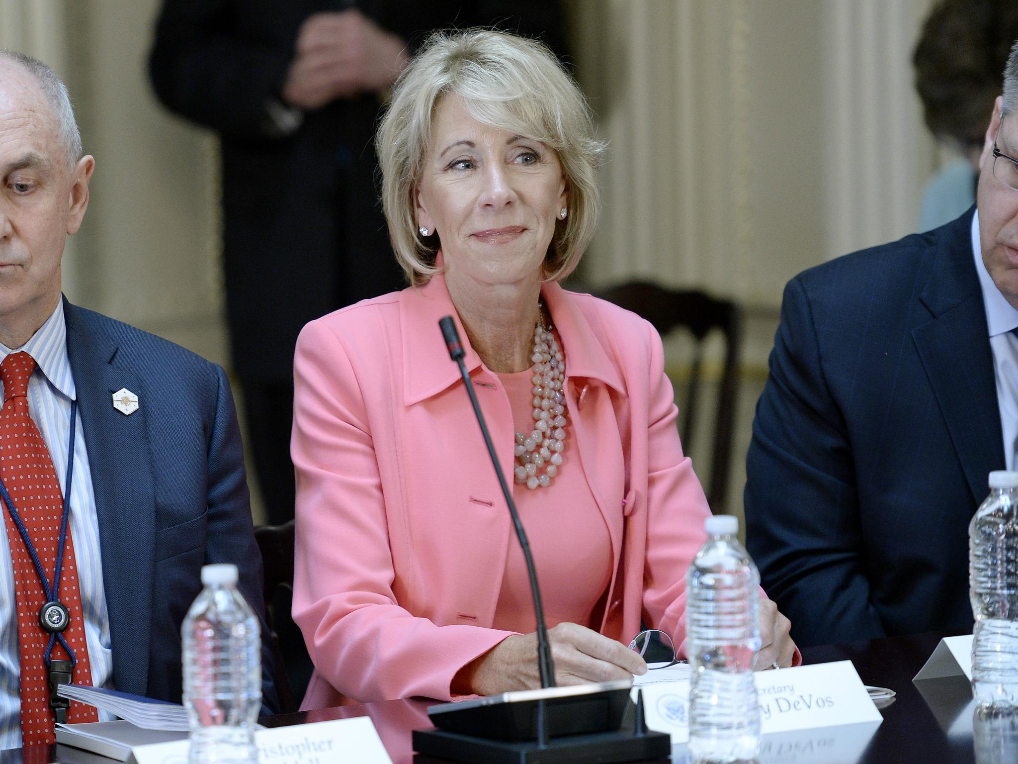 Betsy DeVos sought to divert billions to for-profit private schools