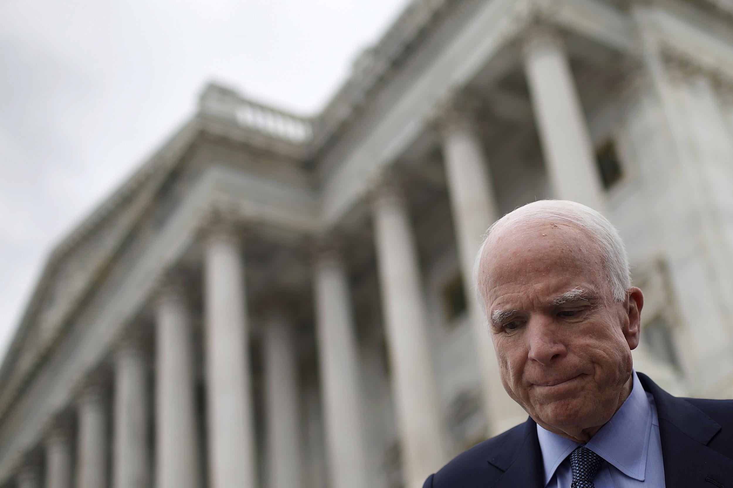 John McCain surprised the Senate with a 'no' vote