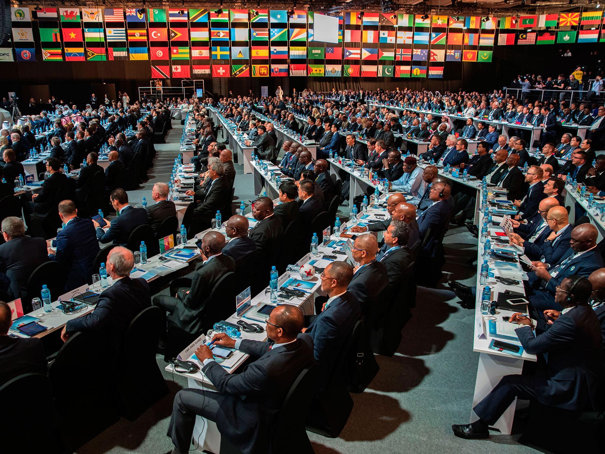 Fifa's Congress is taking place in Bahrain
