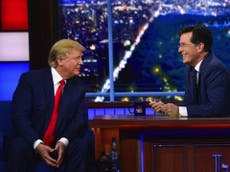 Donald Trump attacks 'no-talent' Stephen Colbert