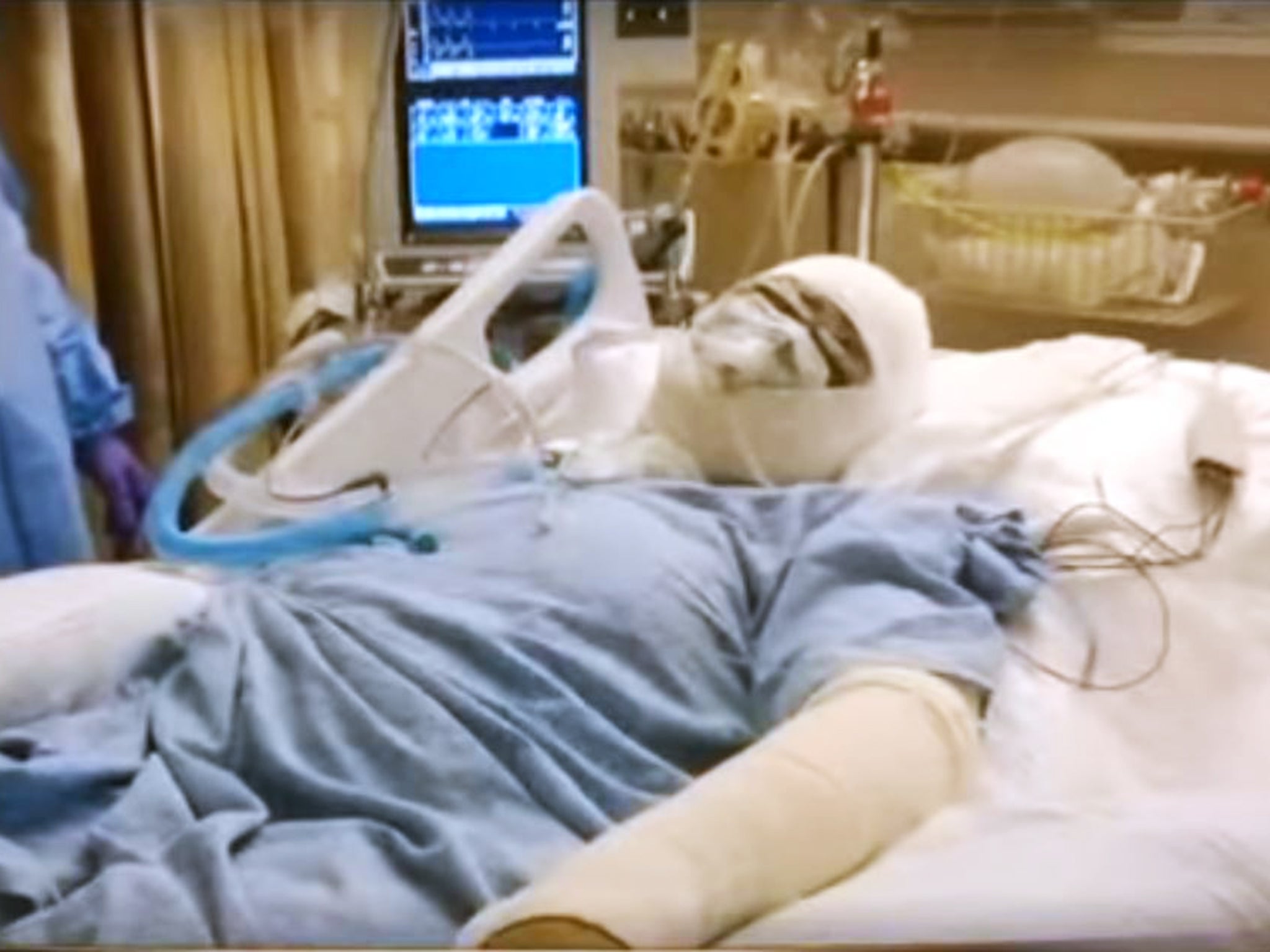 Khalilah Shaw, receiving surgery after an allergic reaction to a GlaxoSmithKline product
