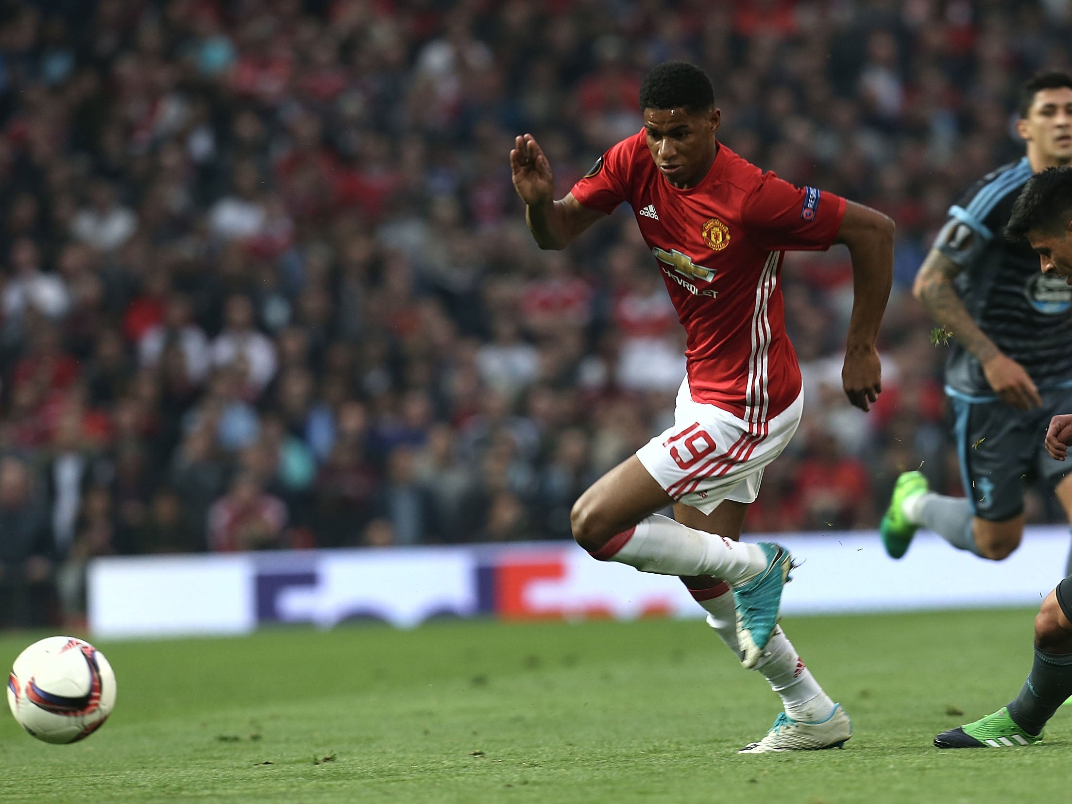 Rashford looked impressive leading the line once again