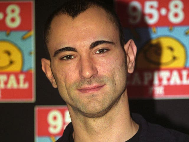 Robert Miles with his Capital Radio London Award for Best Dance Single 1996, which he won for ‘One on One’