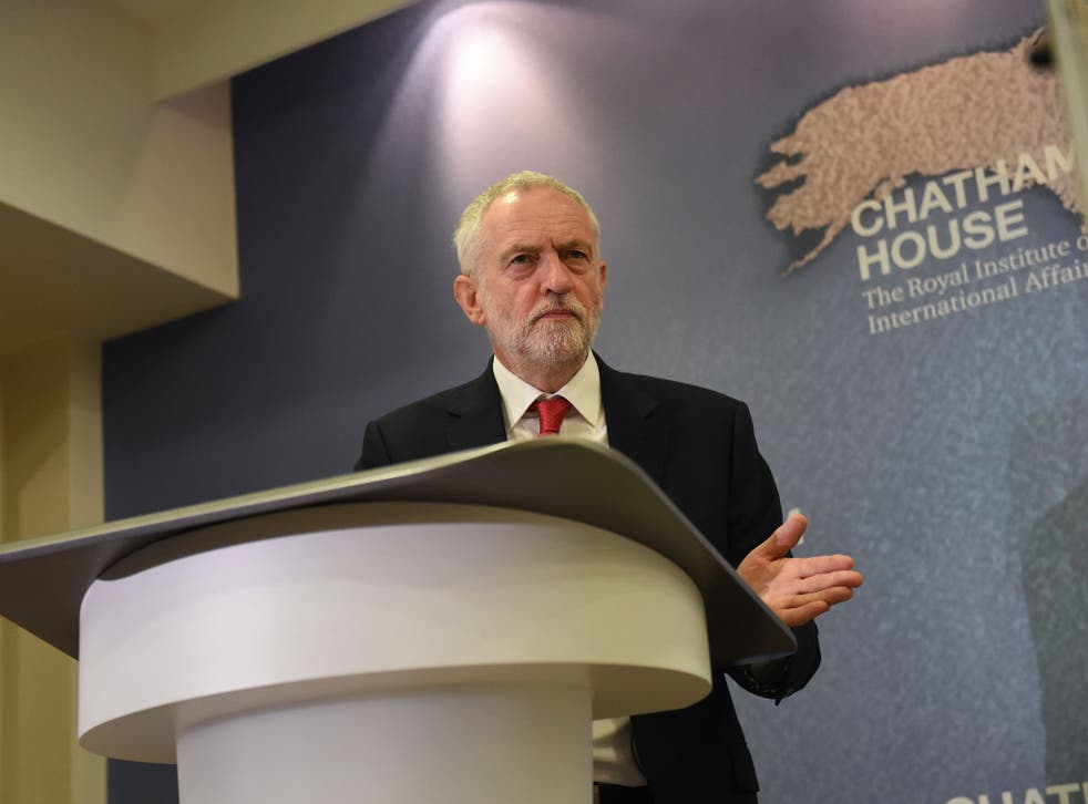 In a pre-election speech, Mr Corbyn revealed that the only military actions he could bring himself to endorse since the Second World War were the peacekeeping operations in East Timor and Cyprus