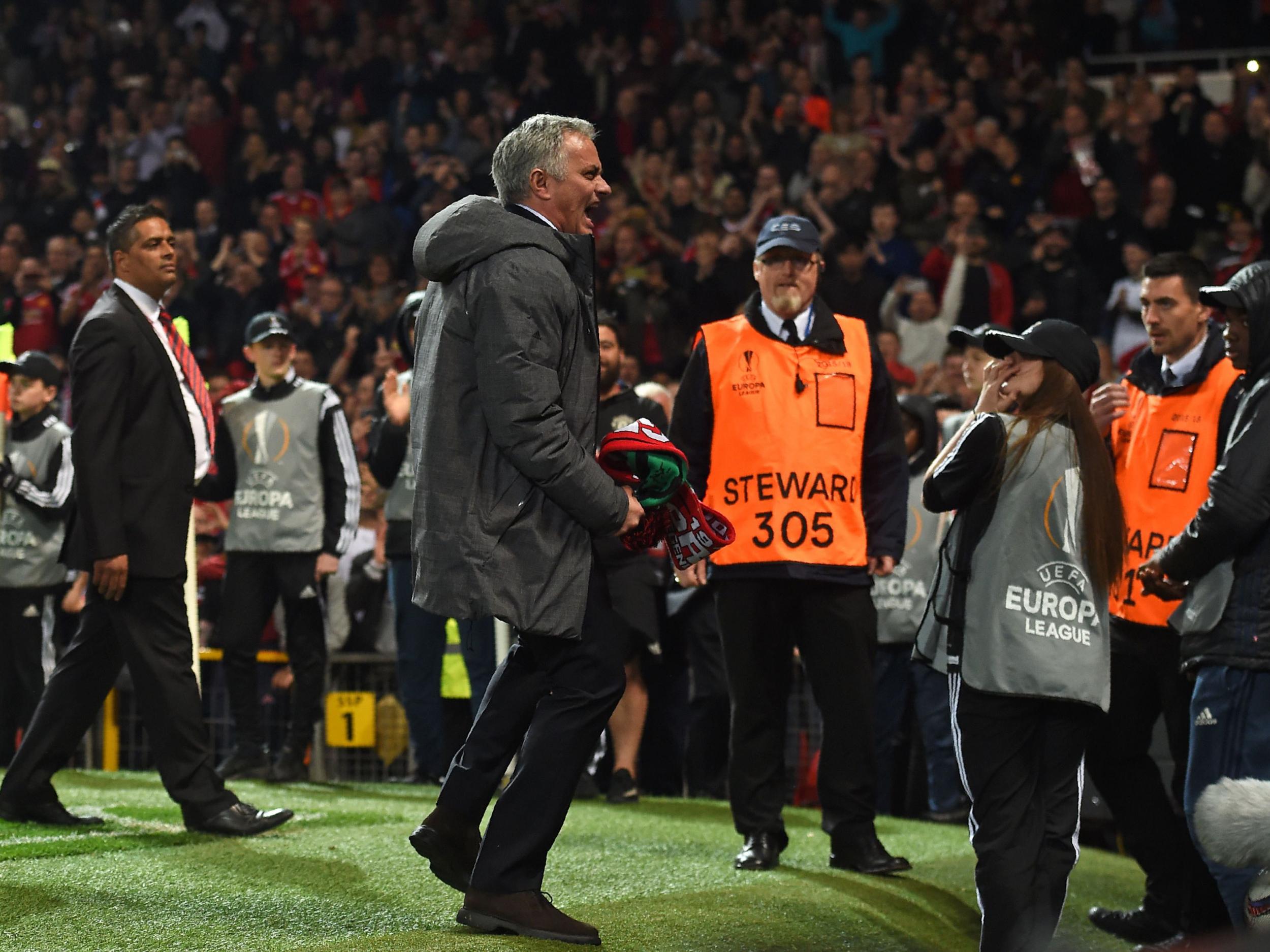 Mourinho looked as relieved as anyone has ever seen him after the final whistle