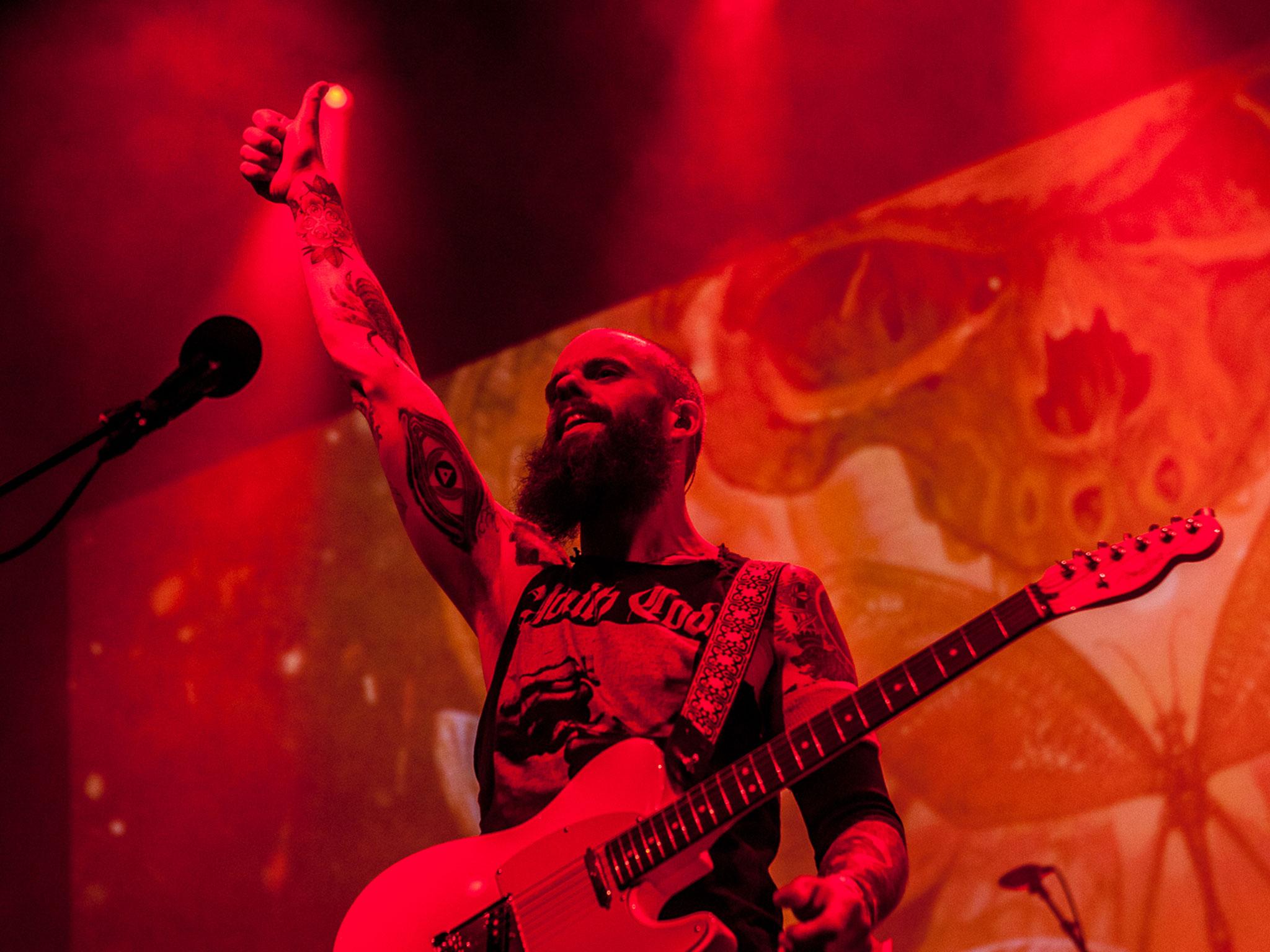 John Dyer Baizley of Baroness playing the Friday night of Roadburn 2017