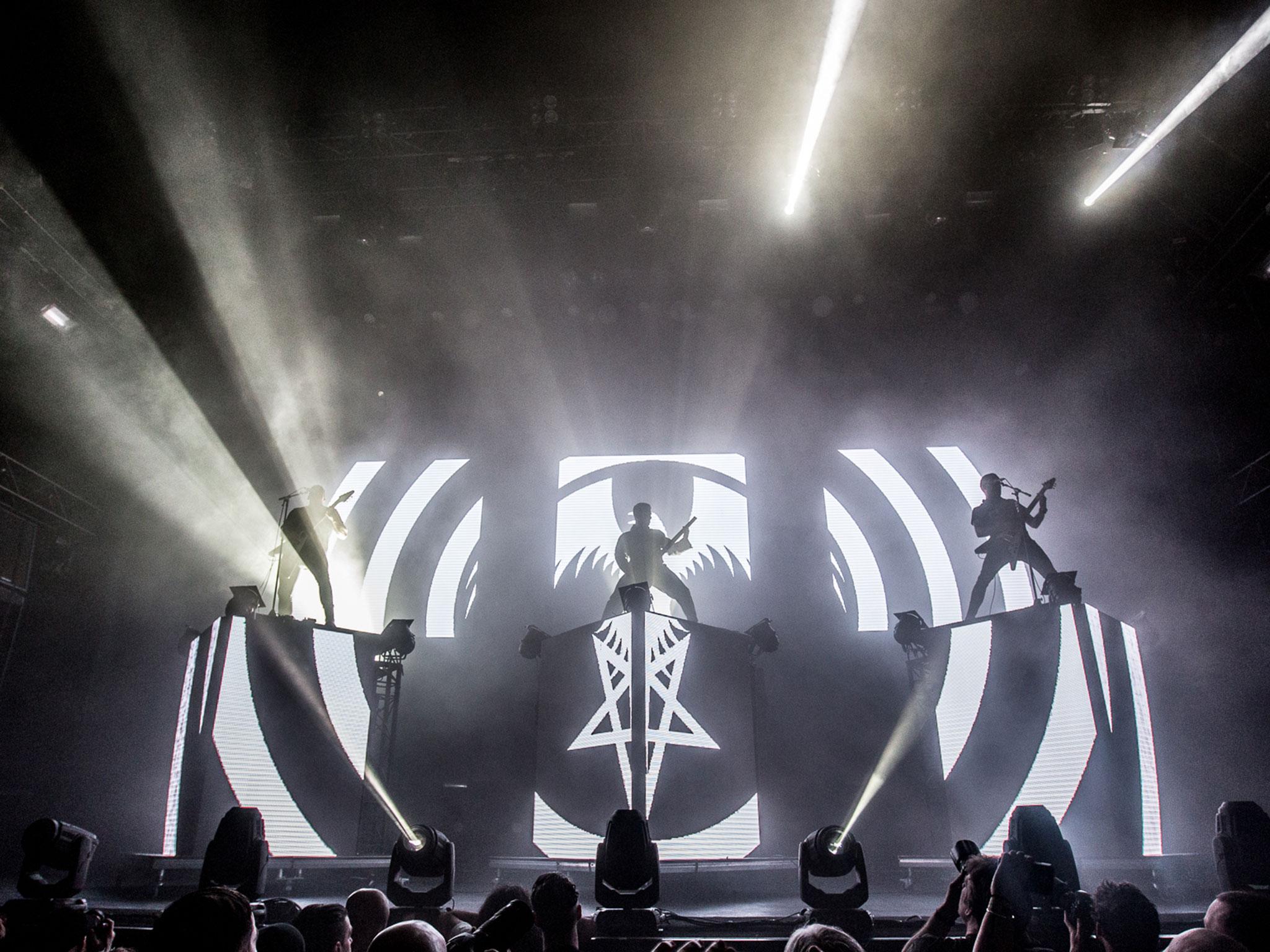 Industrial black metal three-piece Mysticum performing at Roadburn Festival 2017