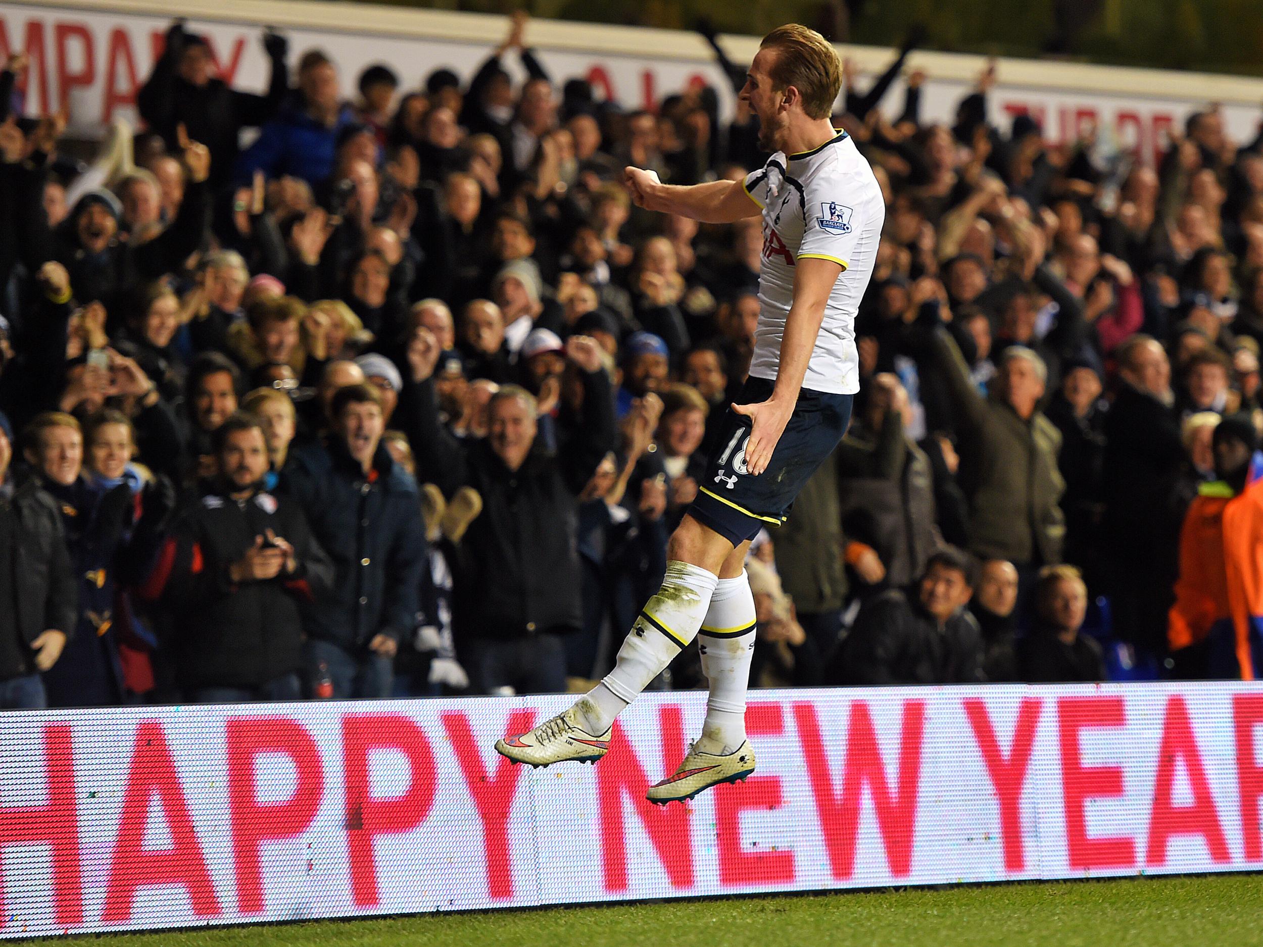 Kane scored a brace against Chelsea, who went on to win the league