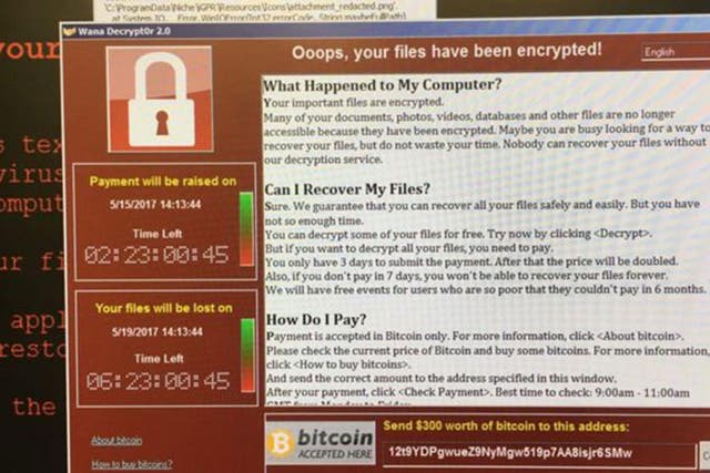Screenshots shared online purportedly from NHS staff, show a program demanding $300 (£230) in Bitcoin