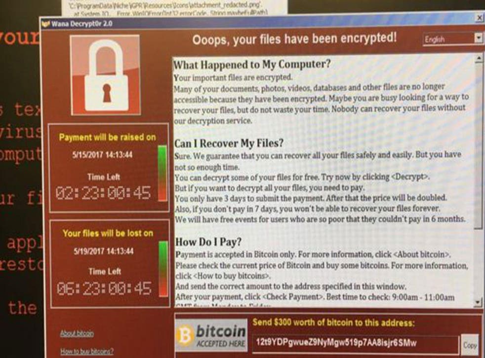 Screenshots shared online purportedly from NHS staff, show a program demanding $300 (£230) in Bitcoin