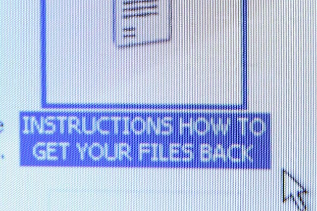 The instruction file that Nurse Helen Barrow, of Littleborough, Lancashire, found on her desktop after becoming the first known UK victim