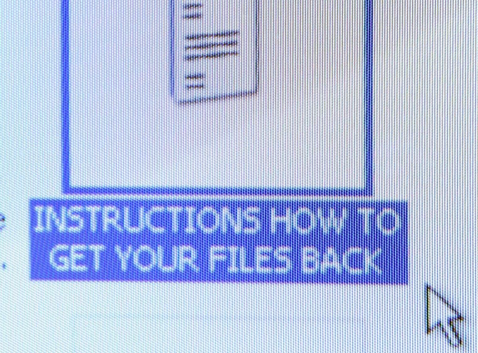The instruction file that Nurse Helen Barrow, of Littleborough, Lancashire, found on her desktop after becoming the first known UK victim